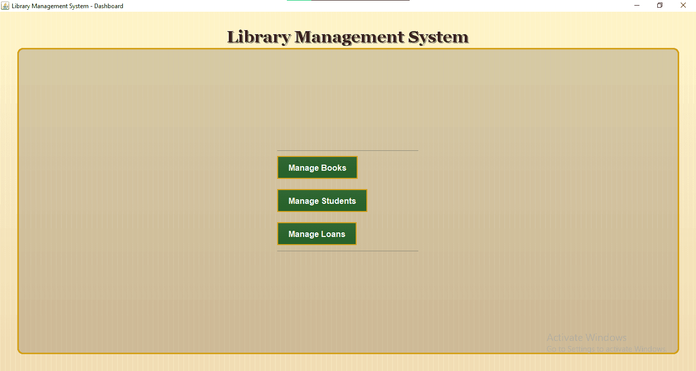 Library Management System